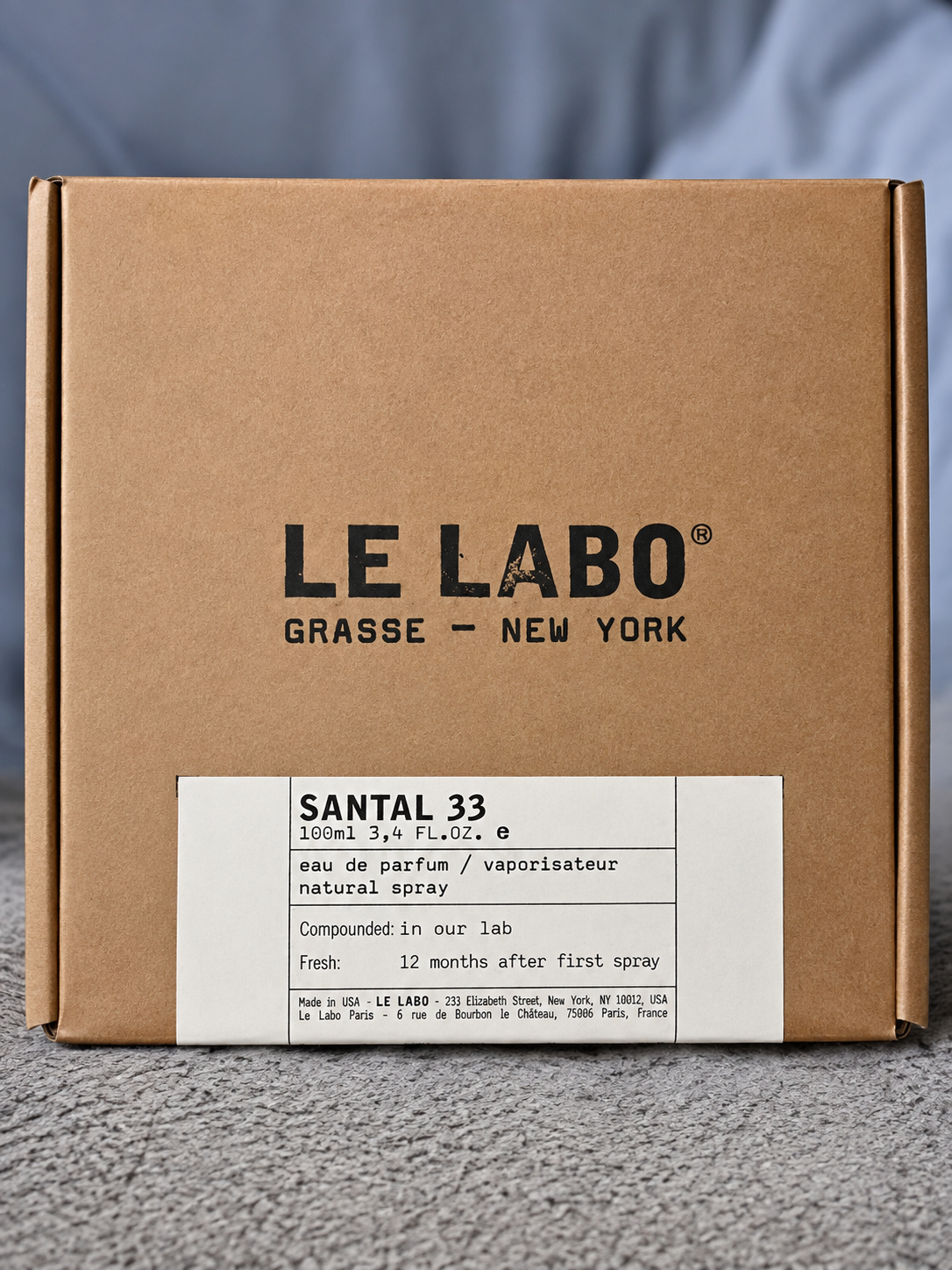 Le Labo Santal 33 Eau de Parfum 3.4 oz / 100ml – Unisex Fragrance