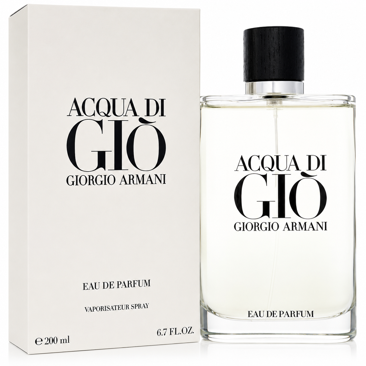Acqua Di Gio by Giorgio Armani Eau De Parfum Spray 6.7 oz / 200ml for Men